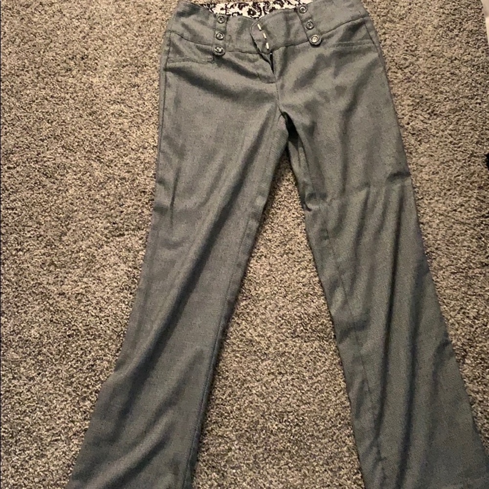 Grey slacks